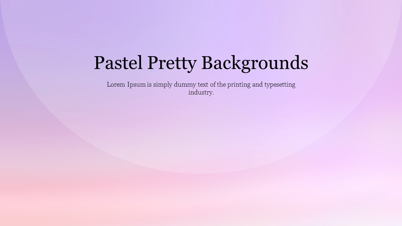 Pastel Pretty Backgrounds Templates For Presentation